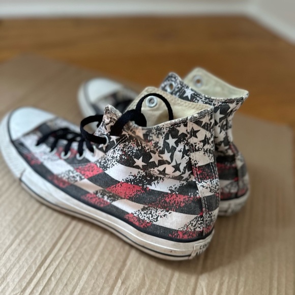 CONVERSE Chuck Taylor CT HI All Star Unisex Stars Stripes. M7, W9. High Top. - Picture 4 of 8